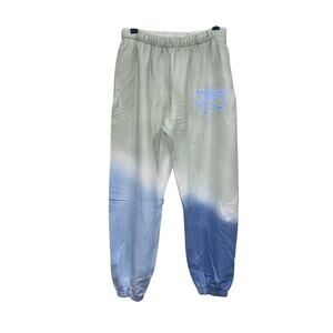 Mad Happy Jogger Sweatpants Women’s Large Heavyweight Knit Relaxed Artwork Progr